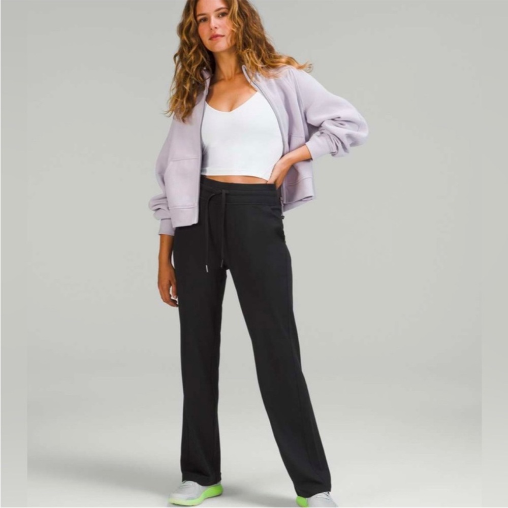 Lululemon Ready to Rulu Straight Leg High Rise Pants Black Size 8
